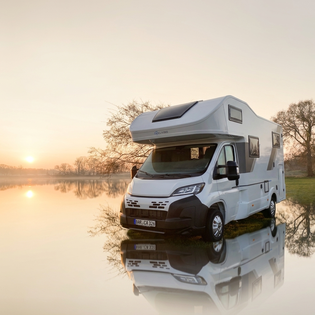 Wohnmobil am See